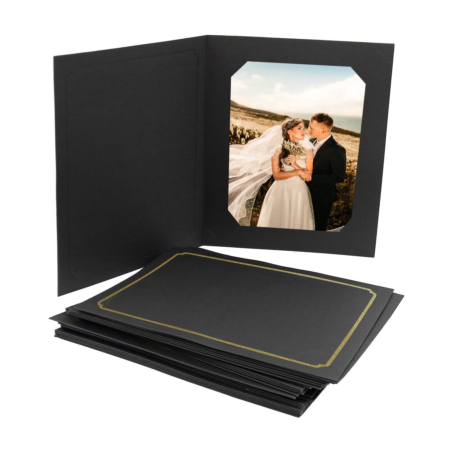 Buy Golden State Art, Pack of 25, 6x8 or 8x10 Photo Folders, Cardboard