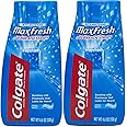 Colgate Max Fresh Liquid Toothpaste with Mini Breath Strips, Cool Mint, 4.6 oz (Packaging May Vary) (Pack of 2)
