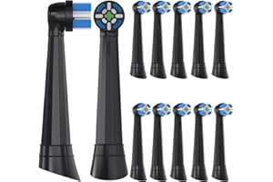 12 Pack Replacement Toothbrush Heads Compatible with Oral-B iO 3/4/5/6/7/8/9/10 Series Ultimate Clean Electric Toothbrush,for