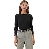 Gap Womens Long Sleeve Waffle Knit T-Shirt