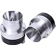 BONCHIZIA Super Tweeters, SP-001, 1-Inch High Compression Bullet, RMS 300W, Max. 600W, 2.2kHz-20kHz, Aluminum, Silver, Modern Bullet, Pair, 1 Year Warranty, Car Tweeters