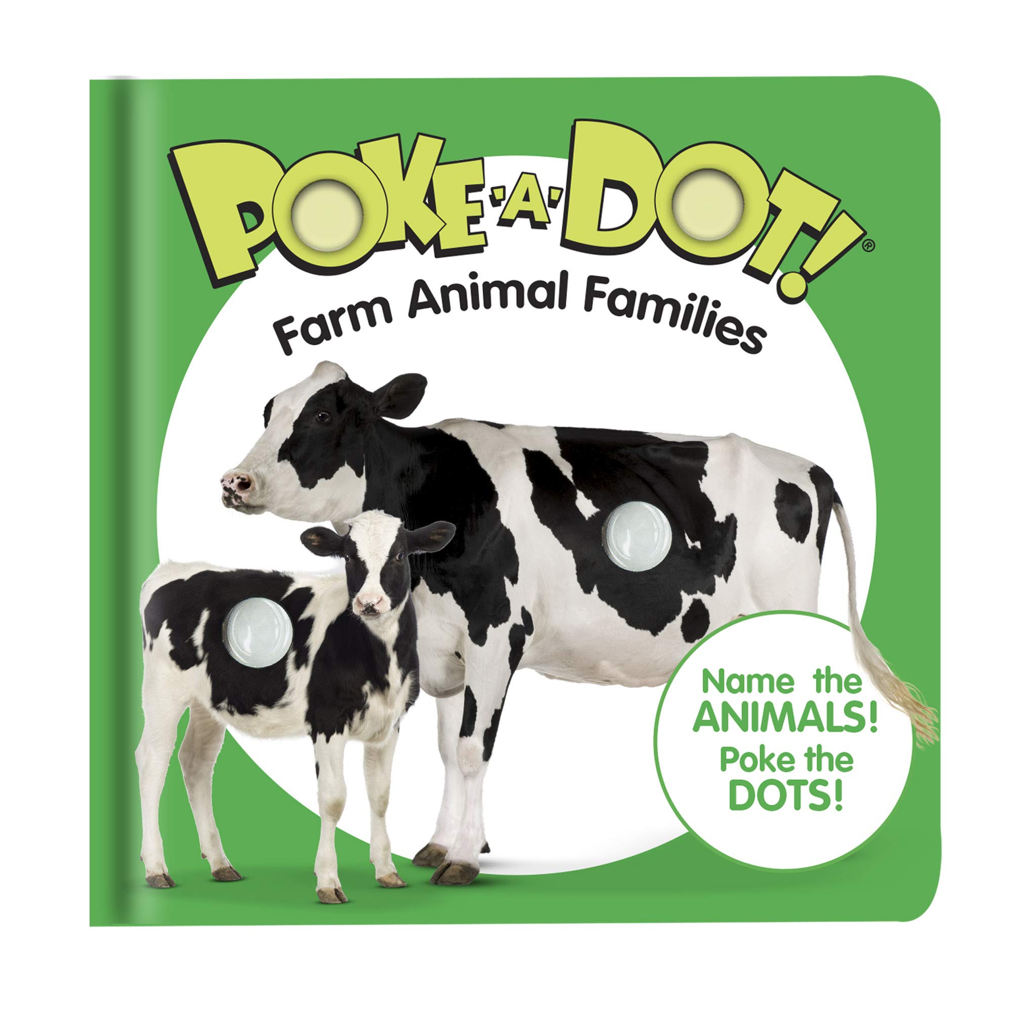 Melissa & Doug Poke-a-Dot Farm Animal Families | Activity Books - Books | 3+ | Gift for Boy or Girl