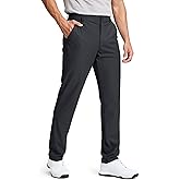 Pudolla Men's Golf Pants 30"/32"/34" Comfy Stretch Dress Work Pants Lightweight Quick Dry Casual Slacks Trousers with Pockets