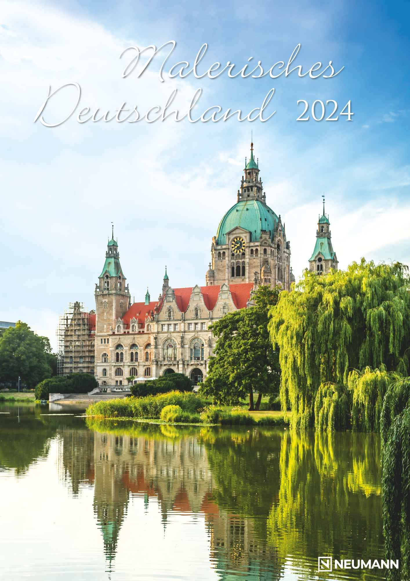 Picturesque Germany 2024 Photo Calendar Wall Calendar 29.7 x 42 cm