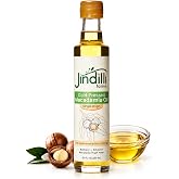 Jindilli Farms Macadamia Nut Cooking Oil, Pure Cold-Pressed, 8.5 Fl Oz | Seed-Oil Free, Single-Origin Australian Macadamia Oil, High Smoke Point, Non-GMO, Vegan, Keto &amp; Paleo Friendly