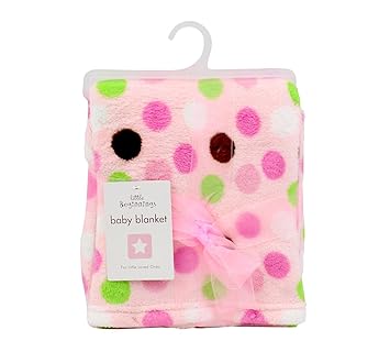 polka dot baby blanket