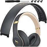 Studio 3 Headband Replacement Parts Accessories Studio3 Arch Head Band Cover Pad Repair Kit Compatible with Beats Studio 3 Wireless Top Headband. (Shadow Gray)