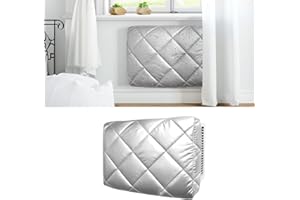 URBANTRAIL Indoor Air Conditioner Cover - Window Wall AC Inside Unit Cover with Drawstring and Double Insulation for Inside(M-18.8"*14.2"*3")