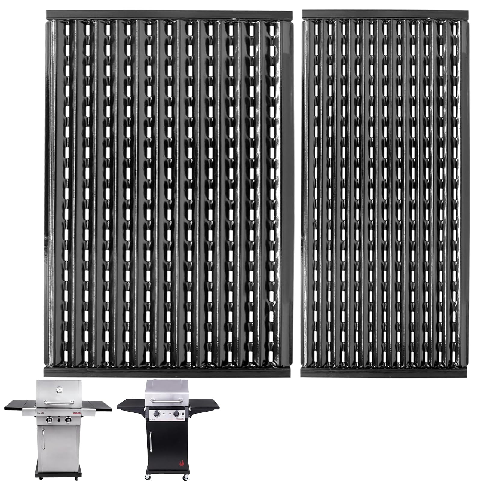 Photo 1 of 17 inch Infrared Grill Grates for CharBroil G327-1000-W1 G327-1100-W1 Performance Tru Infrared Grill Replacement Parts, Char-broil 463465022 463468021 463468421 463655421 463655621 Grill Parts, 2 PCS