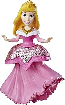 Disney Princess Aurora Doll with Royal Clips Fashion, One-Clip Skirt, Toy Doll for 3 Year Old and Up