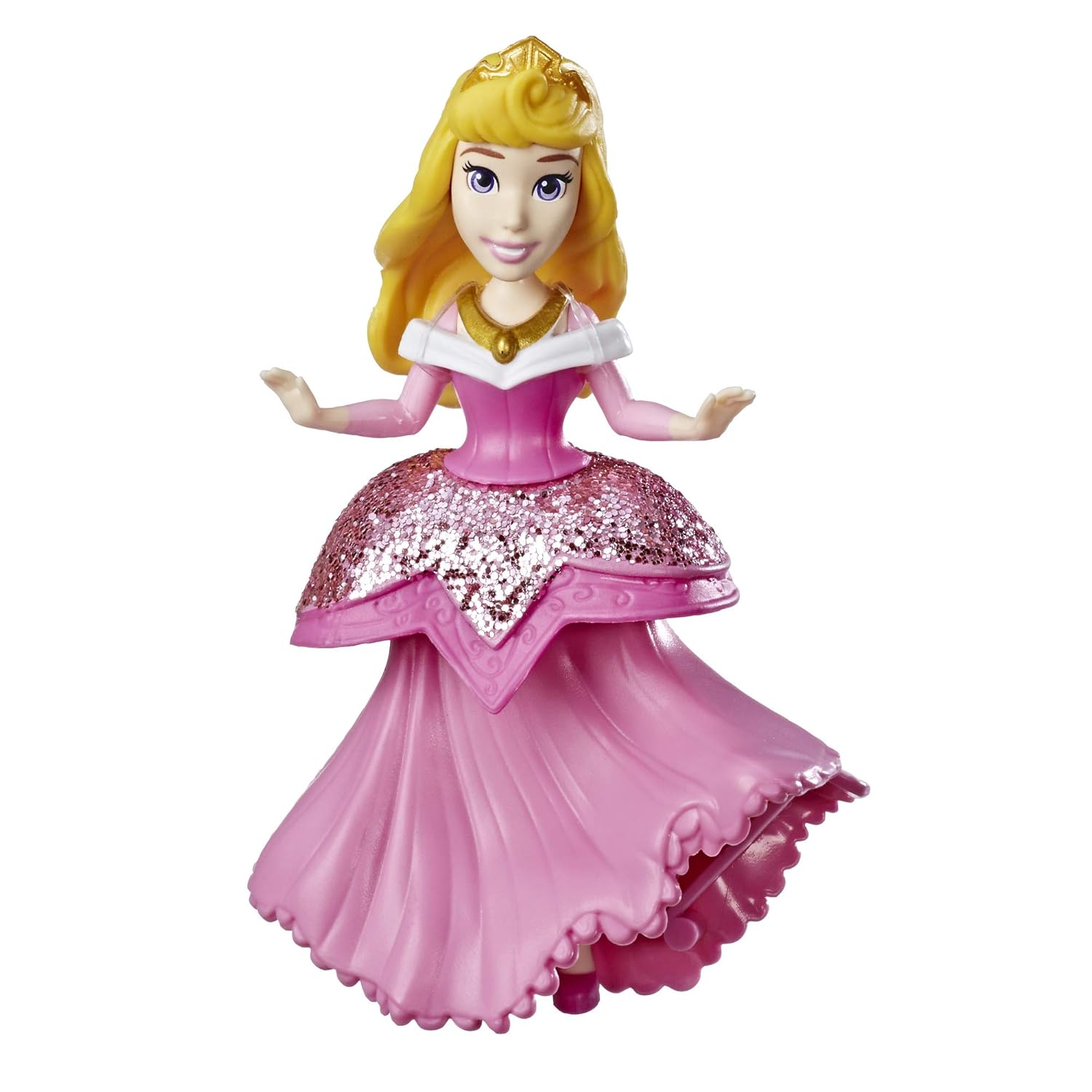 Disney Princess Aurora Doll with Royal Clips Fashion OneClip Skirt