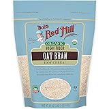 Bob's Red Mill Organic Oat Bran Hot Cereal 18 Ounce (Pack of 2)