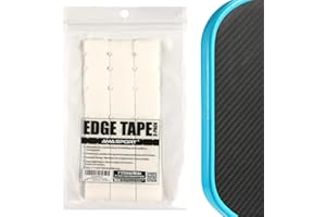 AMA SPORT Pickleball Paddle Edge Guard Tape 3 Pack Transparent Edge Protection Tapes 25mm, 28mm Width Paddle Edge Cover Perfe