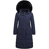 GOLDLADIES Women's Winter Coat Long Waterproof Parka - Warm Snow Winter Jacket for Women, Cold Weather Outerwear