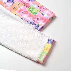 Girls Warm Winter Pajamas Kids Cat Pjs Set Plush
