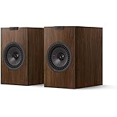 KEF Q1 Meta Bookshelf Speaker (Walnut, Pair)