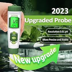 YINMIK pH EC Meter for Water Hydroponics, PPM Meter