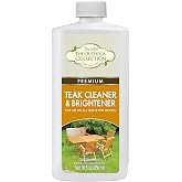 STAR BRITE Outdoor Collection Teak Cleaner &amp; Brightener | One-step teak cleaner &amp; brightener; prepares wood for oiling or refinishing; cleans &amp; brightens weathered teak