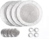 Penguin Home Handcrafted Glass Beaded Placemats Coasters Napkin Rings Set 12