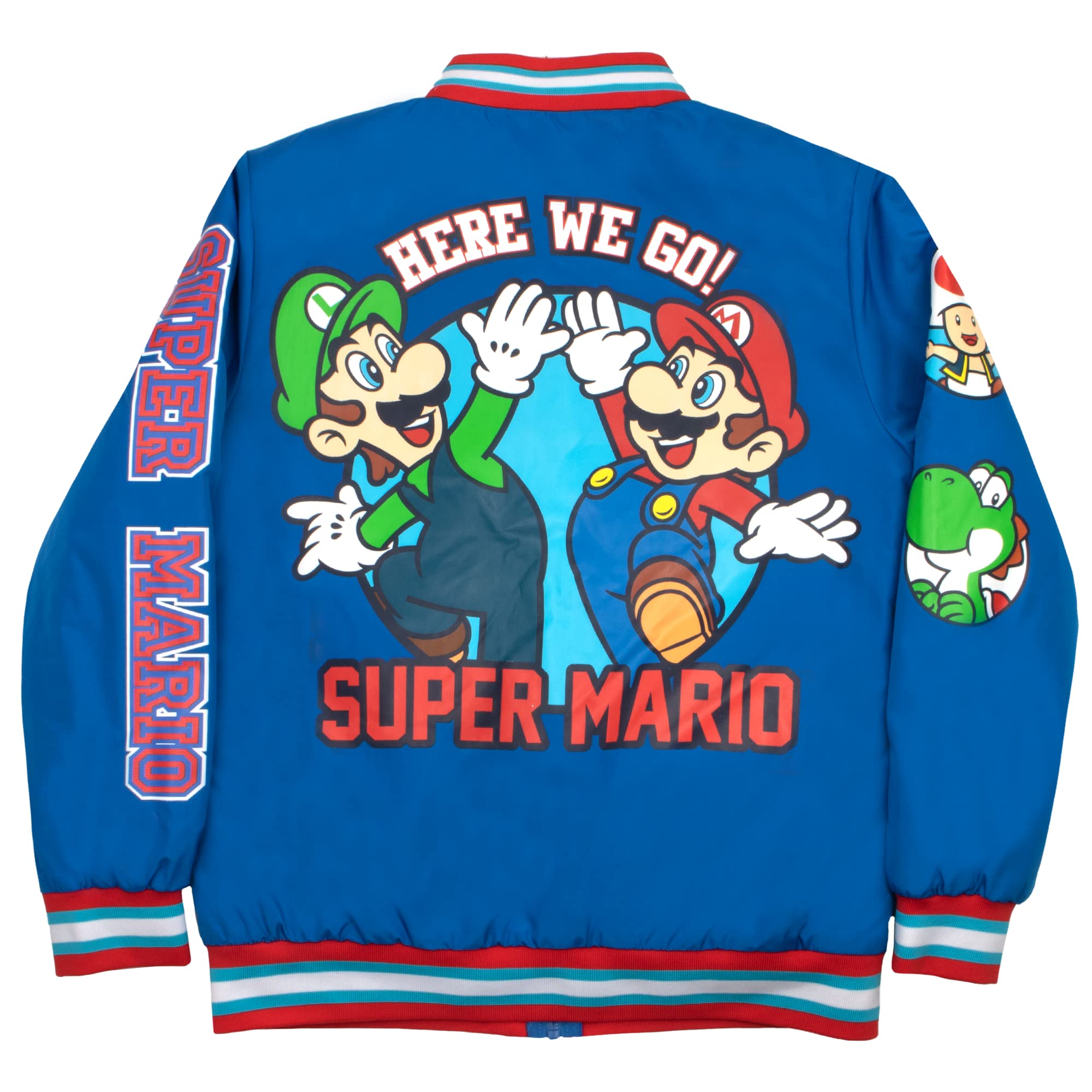 Nintendo Super Mario Bomber Jacket, Mario and Luigi Bomber Jacket