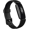 Fitbit Inspire 2 Health & Fitness Tracker with a Free 1-Year Fitbit Premium Trial, 24/7 Heart Rate, Black/Black, One Size (S 