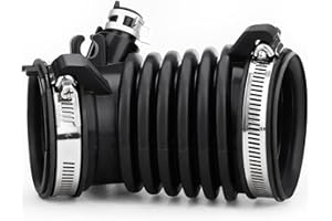 SOLLON Engine Air Intake Hose Tube With Clamps Fit for 2012-2015 Honda Civic 1.8L 2013-2015 Acura Ilx 2.0L Replace# 17225-R1A-A01