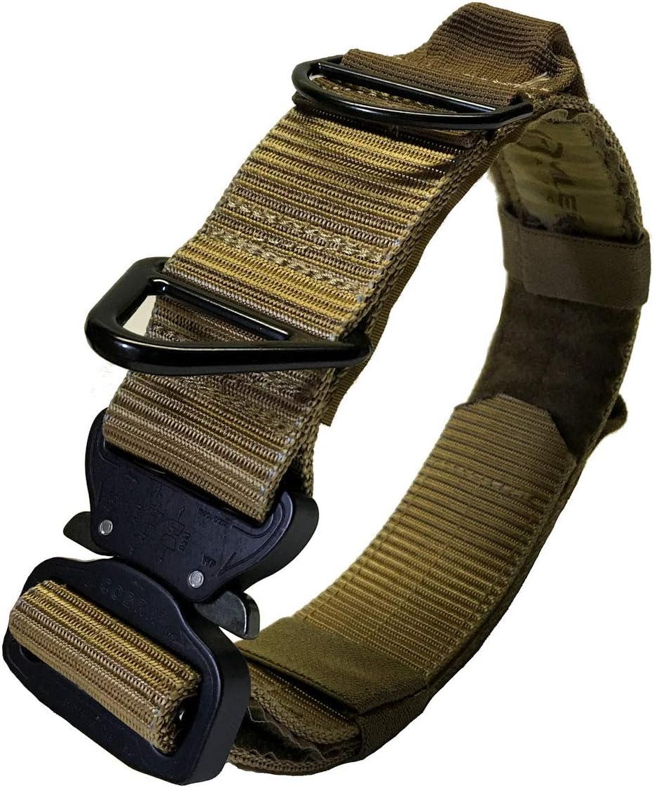 military dog collar with handle