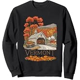 Vermont Fall Scenery Autumn Harvest Souvenir Sweatshirt