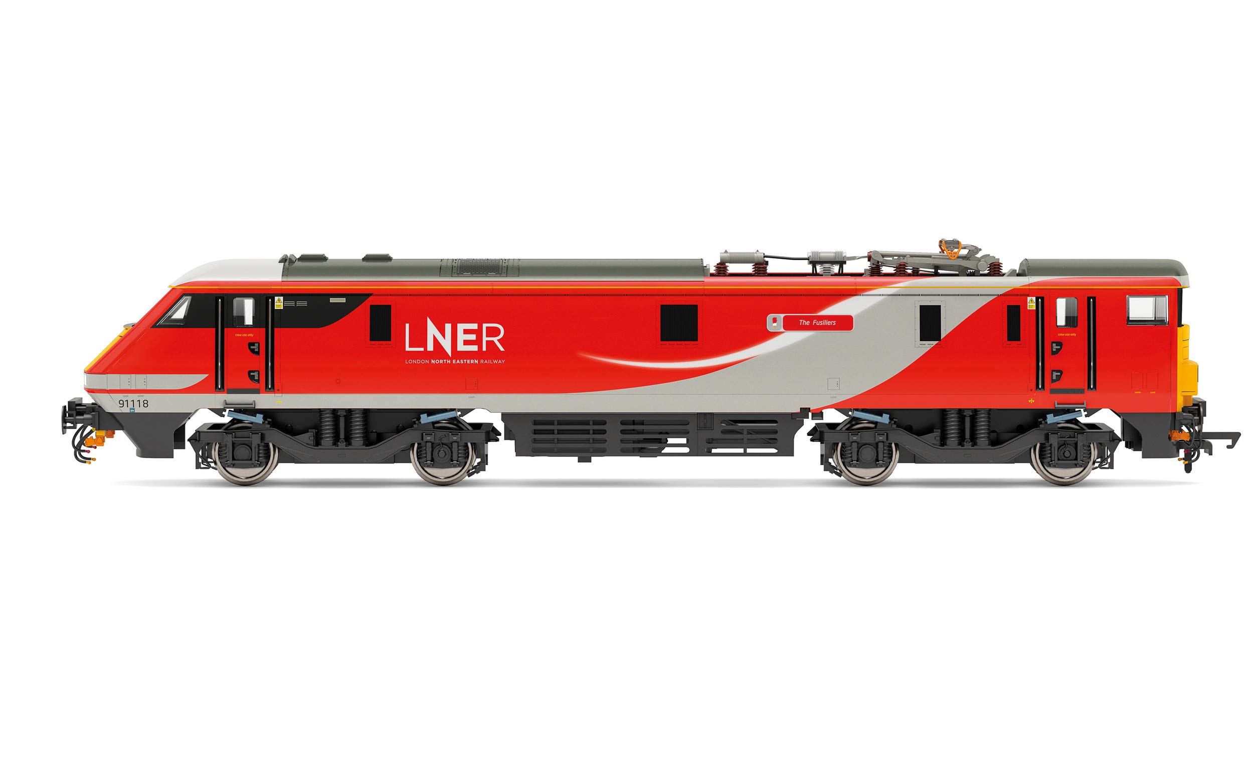 Hornby LNER, Class 91, Bo-Bo, 91118 'The Fusiliers' - Era 11