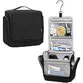 Relavel Hanging Toiletry Bag for Men and Women, Travel Toiletries Bag Water-resistant Large Makeup Cosmetic Organizer Storage, Shaving Dopp Kit Shower Bathroom Hygiene Bags, Carry-on Travel Essentials