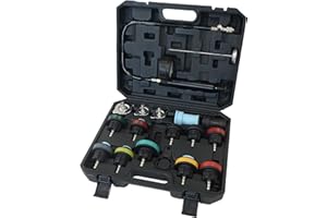 DKwoeshg Coolant Pressure Tester Kit, Universal Radiator Pressure Test Pump with Adapters, Cooling System Leak Detector for Car Truck SUV, Fit for BMW Ford Toyota Honda VW Audi