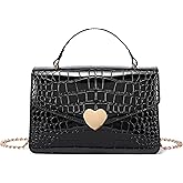JHVYF Women Crossbody Shoulder Handbag Cute Cross-body Messenger Purse Satchel Casual Bag Evening Clutch Heart shaped bag