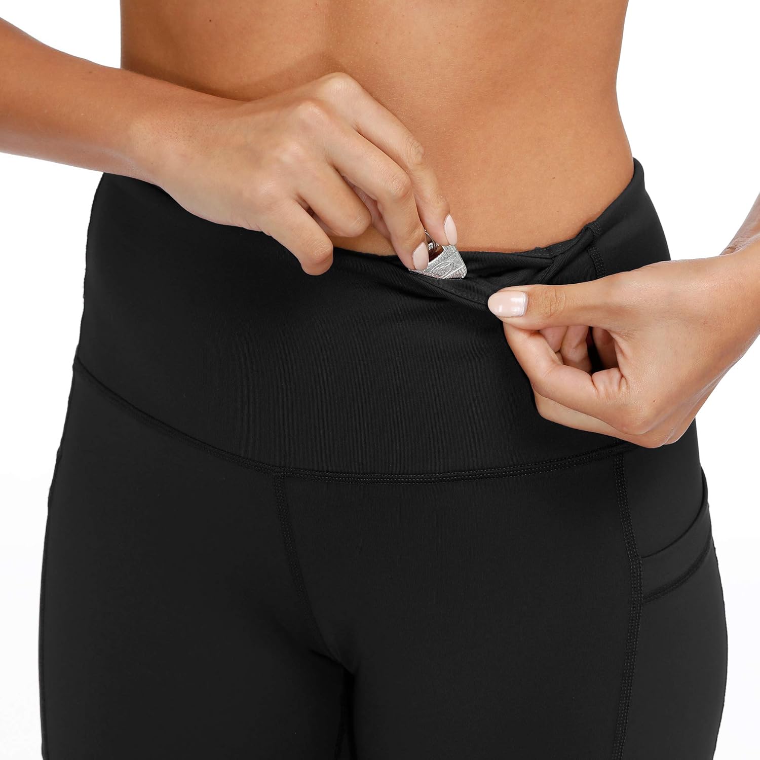 Bodensee Women's Yoga Short Tummy Control Non See-Through Workout Running Athletic Volleyball Short: Clothing