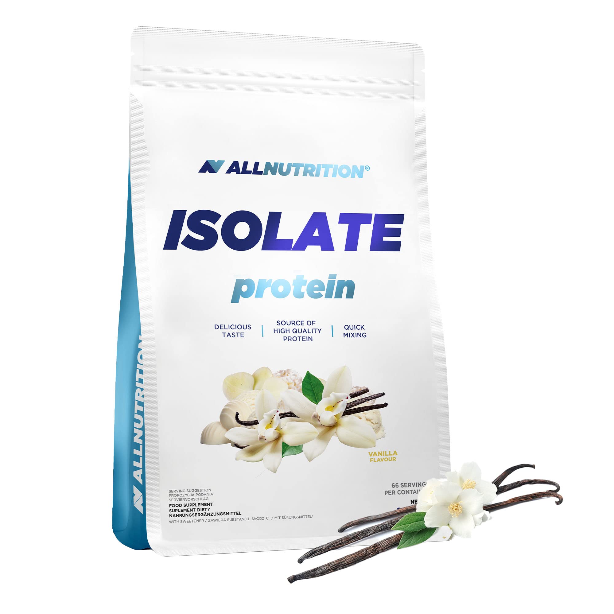 Allnutrition Isolate Protein, Vanilla, 1 kg, P30588