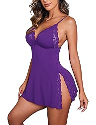 Avidlove Women Sexy Sleepwear Cami Nightgown Cotton