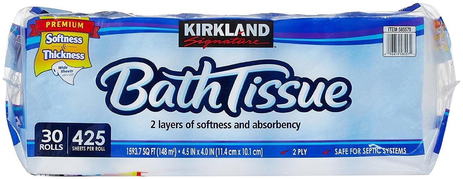 Mua Kirkland Signature Bath Tissue, 2-Ply - 425 - 30 ct (60 Rolls) trên  Amazon Mỹ chính hãng 2026 | Fado