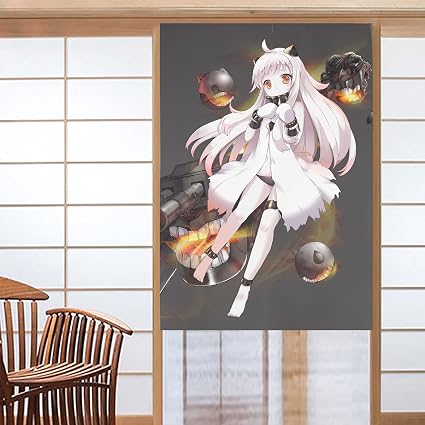 Amazon バーチャル彼女 のれん 艦隊これくしょん 北方栖姬 ほっぽうちゃん 間仕切り 一体型 半開き型 半間のれん アニメ 漫画 目隠し 暖簾 遮光 遮熱 四季兼用 突っ張り棒付属 片面印刷 贈り物 カスタム可能 幅70 X丈1ｃｍ 一体型 のれん オンライン通販