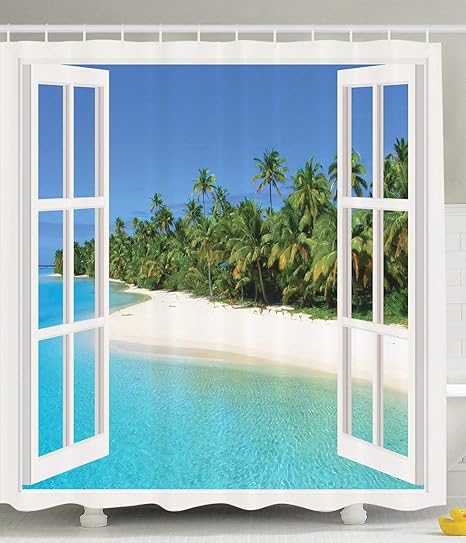 Cortines Transparents Tema De La Platja