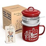 Bacon Grease Container with Removable Strainer