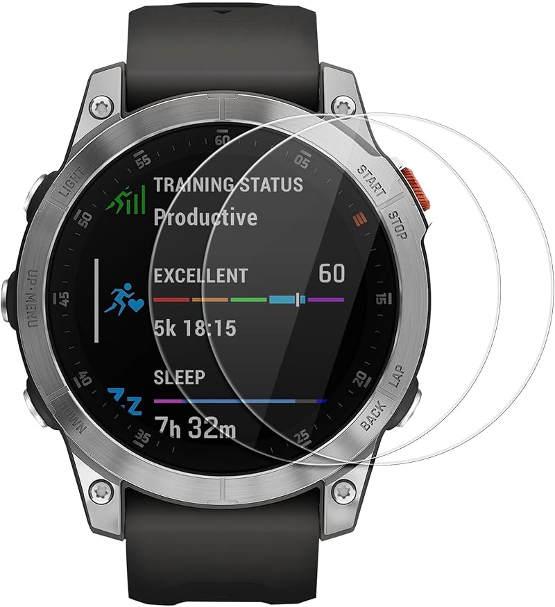 kwmobile 2x Screen Protector for Garmin EPIX Tempered Glass Transparent