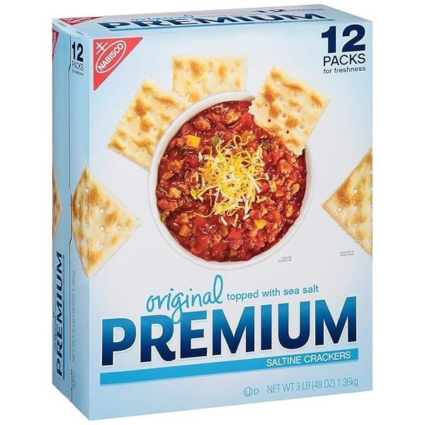 NABISCO PREMIUM SALTINE CRACKERS – 3 LB. BOX