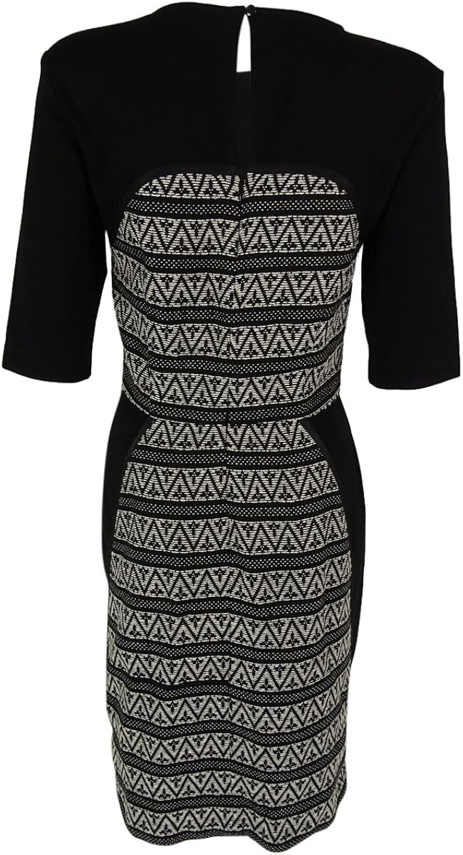 elbow sleeve work dress