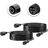 Banord 6.56FT Extension Cord for Landscape Spotlights(2 Pack)