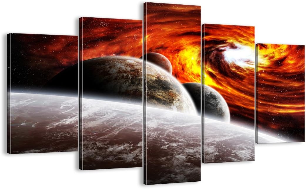 Canvas Print Picture 5 Piece Total size Width 59, 1