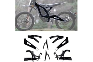 URLWALL Body Frame Protective Cover Fit For Sur-Ron Light Bee X, Body Frame Protector Guard Sticker, E-Bike Accessoires for Sur-Ron (Black)