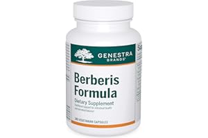 Genestra Brands Berberis Formula | Barberry, Goldenseal, and Oregon Grape Herbal Supplement | 180 Capsules