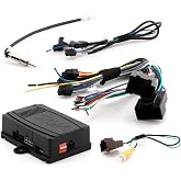 CRUX SWRGM-49 radio replacement interface retains Steering Wheel Control functionality and factory Chime feature on select GM LAN 29Bit vehicles with Bose Amplified &amp; Non-Amplified Systems (2006-2015)