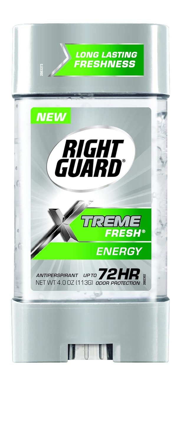 Right Guard Xtreme Fresh Antiperspirant Deodorant, Energy, 4 Ounce