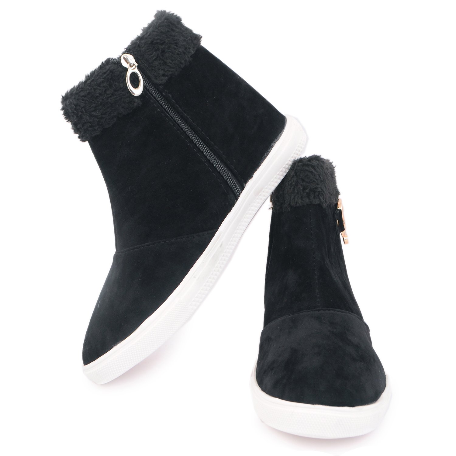 thari choice long black shoes for women and girls