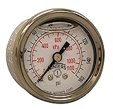 Winters 1-1/2 inch Dial Size, Glycerin Filled